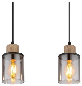 Globo 15707-4H - Csillár zsinóron REID 4xE27/15W/230V