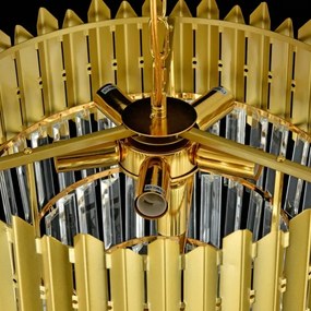 Brilagi - CRISTAL láncos csillár 5×E14/40W/230V, átm. 43 cm