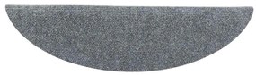 10db világosszürke lyukasztott öntapadó lépcsőszőnyeg 56x17x3cm