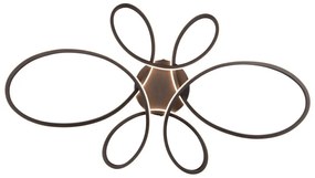 Fekete LED mennyezeti lámpa 45.5x83 cm Fly – Trio