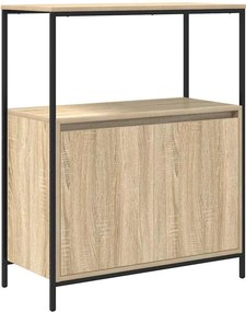 vidaXL tölgy színű fürdőszobaszekrény polcokkal 76,5x35x95 cm