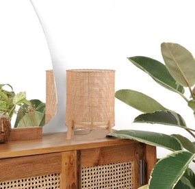 Wala rattan asztali lámpa, magasság 35 cm - SULION