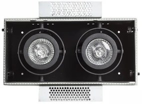 RED - Design Rendl - R12053 - Beépíthető lámpa ELECTRA 2xGU10/50W/230V