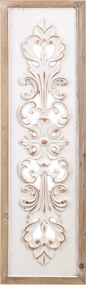 Antik fából faragott fali dekoráció vintage dekorációs panel
