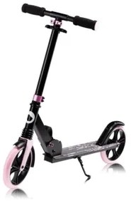 Lionelo - Gyermek roller LUCA fekete/rózsaszín