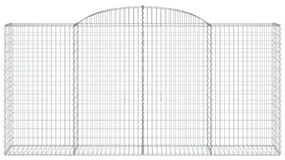 13 db íves horganyzott vas gabion kosár 300x50x140/160 cm