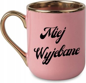 Elegáns bögre " És megadatik" ajándék 330 Rózsaszín