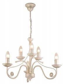 Lamkur Csillár láncon DONATO 6xE14/40W/230V LM 6.29/A BIAŁY