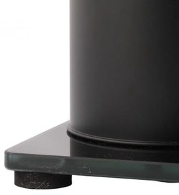 Erga Paulo, WC-papír tartó WC kefével és adagolóval, matt fekete, ERG-YKA-P.PAULO-BLK