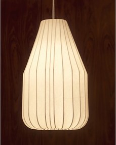 Fehér mennyezeti lámpa textil búrával ø 30 cm Somar – Kave Home