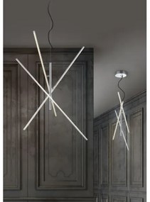 Trio - LED Dimmelhető csillár zsinóron TIRIAC 3xLED/7,5W/230V