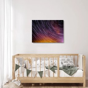 Homályos csillagok képe az égen (üvegen) (70x50 cm)