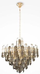 Maytoni DIA200PL-08G - Csillár láncon FLARE 8xE14/40W/230V