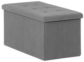Szürke Kordbársony Tárolós Puff. TAB-472 GREY6