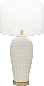 Cosmolight MURCIA T01033BR-WH Asztali lámpa 1x40W/E27 IP20