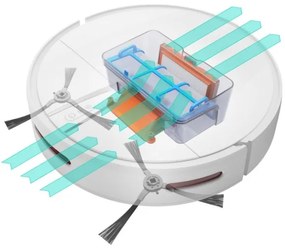 Niceboy ION Charles i4 - Intelligens robotporszívó 2in1 4400 mAh Wi-Fi fehér + távirányító