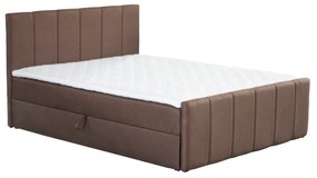 Boxspring ágy, 140x200, barna, STAR