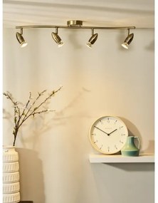 Lucide 13955/20/03 - LED spotlámpa CARO-LED 4xGU10/5W/230V bronz