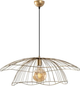 Mantar 6503-XL arany fém függőlámpa, Ø70 cm