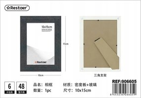 Képkeret 10x15cm strapabíró üveggel