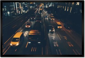 Poszterek keretben 60x40 Teherautók éjszaka