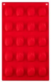 Banquet Culinaria Red medvetalp szilikon formapiros, 29,5 x 17,5 x 1,2 cm,