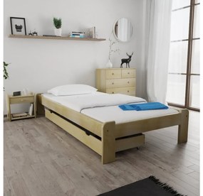 ADA ágy 120 x 200 cm, fenyőfa Ágyrács: Ágyrács nélkül, Matrac: Deluxe 10 cm matrac