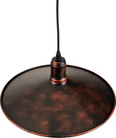 BRILAGI - Kábeles függeszték FORGE 1xE27/60W/230V, átm. 36 cm, patina/réz