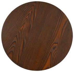 sötétbarna MDF bisztróasztal 40 cm