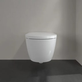 Villeroy & Boch V0E100R1 - Falra szerelhető bidé SoftClose ülőkével VICLEAN alpesi fehér + távirányító