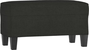 vidaXL fekete szövet pad 70 x 35 x 41 cm