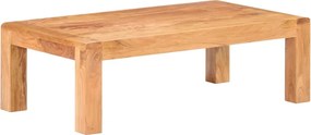 vidaXL tömör akácfa dohányzóasztal mézszínű felülettel 110x60x35 cm