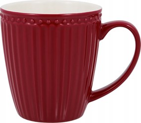 Alice Claret Red Green Gate bögre, 350 ml