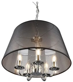 Reality - LED Csillár láncon CIMA 5xE14/40W/230V fekete