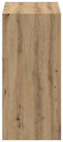 Ruhásszekrény polcokkal kézműves tölgy 77 x 48 x 102 cm Faanyag