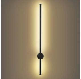 Brilagi - LED kültéri fali lámpatest AURA LED/12W/230V 3000K IP54 fekete