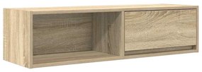 2 db sonoma tölgy színű szerelt fa TV-szekrény 100x31x25,5cm