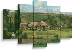 Kép - Camille Pissarro, Landscape at Les Pâtis, Pontoise, reprodukciók (150x105 cm)