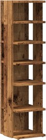 vidaXL antik fa színű szerelt fa cipőszekrény 28 x 27 x 102 cm