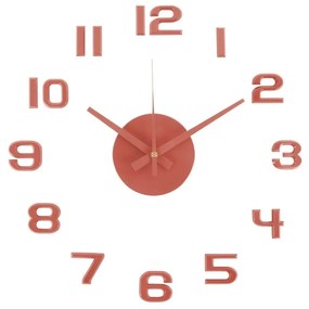 Karlsson 6001RD design öntapadó óra, piros, átmérő40 cm
