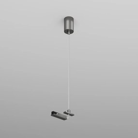 TR/EU-5717-DN Power supply for suspended mounting, Shine track system, Base series, 48V DC, IP20, 2 M, dark nickel color, aluminum — TR/EU-5717-DN