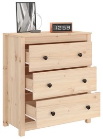 tömör fenyőfa tálalószekrény 70 x 35 x 80 cm