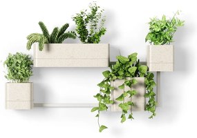 Műanyag függő virágcserép készlet fűszernövényekhez, 4 db-os Cubiko – Umbra