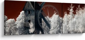 A malom képe (órával) (90x30 cm)