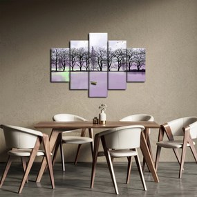 Kép - Bárkák a tavon (150x105 cm)