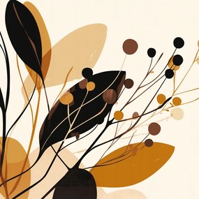 Poszter 60x60cm Őszi sziluettek