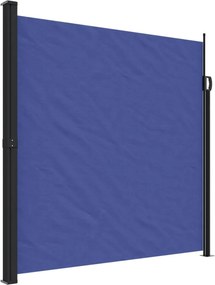 vidaXL kék behúzható oldalsó napellenző 200 x 600 cm