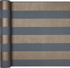 Tapéta látványos réz csíkos vinil Flizelin