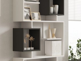 könyvespolc Icardi - White, Anthracite