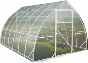 Polikarbonát üvegház Csepp 3,1x8 m profilok 20x20 polikarbonát 4mm Dp